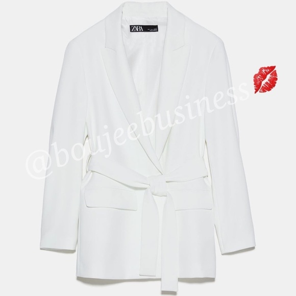 ZARA BNWT Belted Blazer - Picture 5 of 12